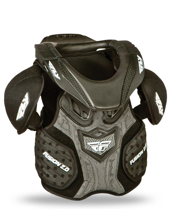 Fusion Black/Grey Junior Body Protector FLY Racing Motocross, MTB