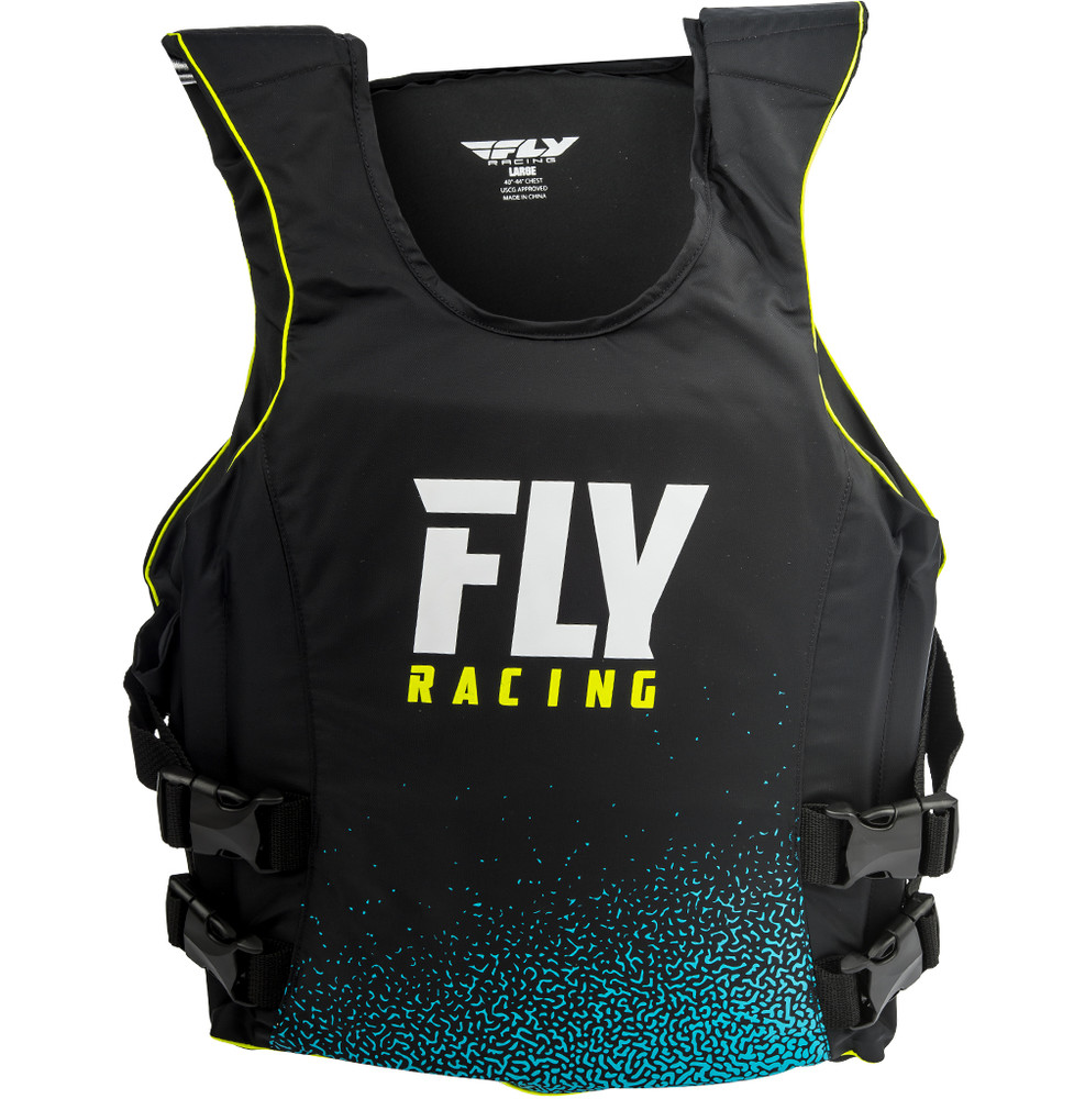 Nylon Pullover Black/Blue Life Jacket FLY Racing Motocross, MTB