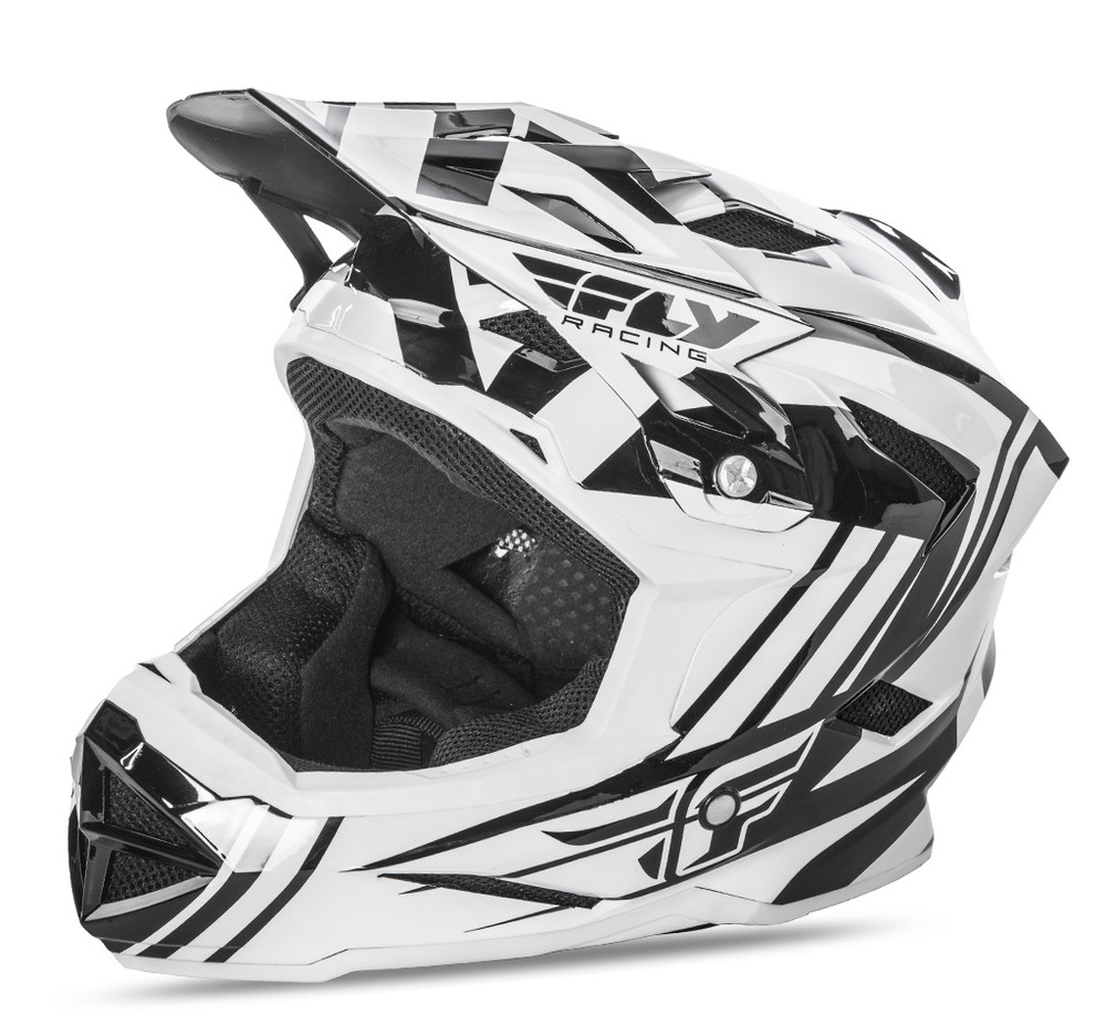 Default White/Black Helmet FLY Racing Motocross, MTB, BMX