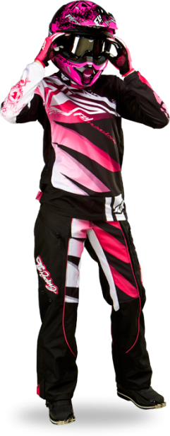 Kinetic Girl's Boot-Cut Black/Pink