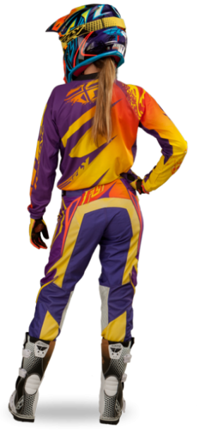 Kinetic Girl's Race Purple/Yellow