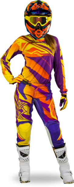 Kinetic Girl's Race Purple/Yellow