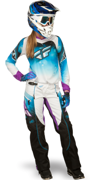 Kinetic Girl's Blue/White Boot Cut