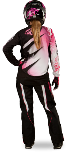 Kinetic Girl's Boot-Cut Black/Pink
