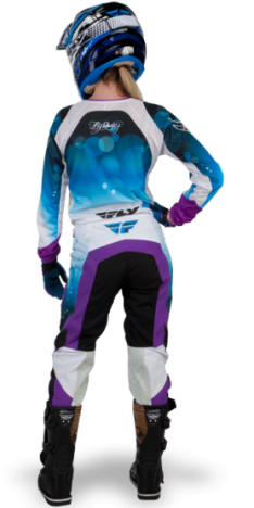 Kinetic Girl's Blue/White Race