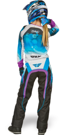 Kinetic Girl's Blue/White Boot Cut