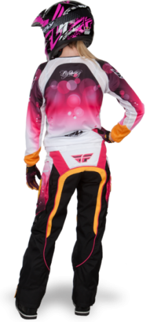 Kinetic Girl's Pink/White Boot Cut