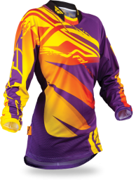 Kinetic Girl's Jersey Purple/Yellow