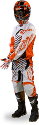 Orange/White
