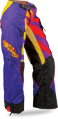 Kinetic Girl's Boot-Cut Purple/Yellow Pant